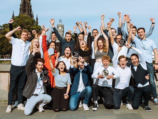 Das Studierendenteam der Swissloop ETH gewinnt 5 Awards an der EHW, gesponsert von der Stiftung Swiss Engineering | © Swissloop ETH